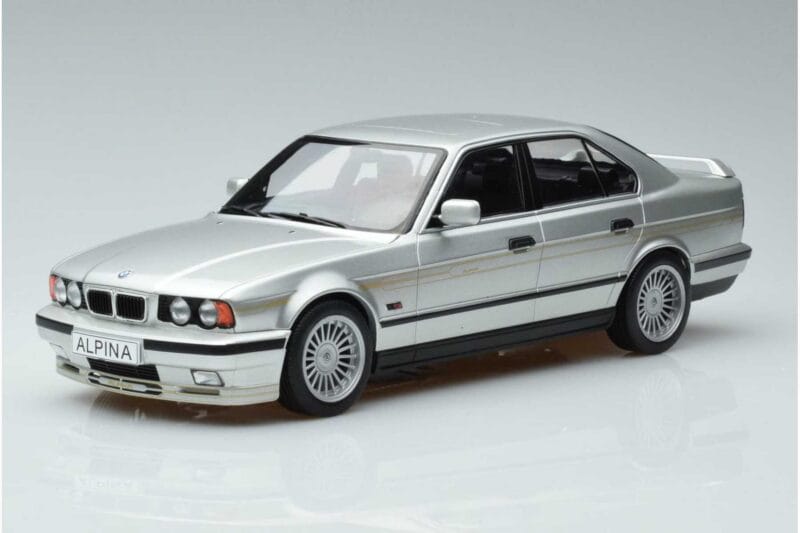 BMW Alpina B10 4.6 E34 Silver MCG 1:18