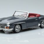 Mercedes 190 SL W121 Roadster Grey Norev 1:18