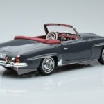 Mercedes 190 SL W121 Roadster Grey Norev 1:18