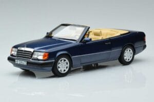 Mercedes 300 CE-24 A124 Cabriolet Nautical Blue Limited Edition Norev 1:18
