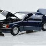 Mercedes 300 CE-24 C124 Coupe Nautical Blue Limited Edition Norev 1:18