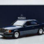 Mercedes 300 CE-24 C124 Coupe Nautical Blue Limited Edition Norev 1:18