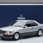 Mercedes 300 CE-24 C124 Coupe Silver Norev 1:18