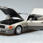 Mercedes 500 SL R129 Smoke Silver Norev 1:18