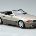 Mercedes 500 SL R129 Smoke Silver Norev 1:18
