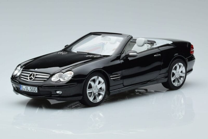 Mercedes SL500 R230 Black Norev 1:18