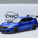 Honda Honda Civic FK8 Type R Hatchback Mugen Blue Otto 1:18 1:18 Resin