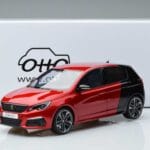 Peugeot Peugeot 308 T9 GTI Red Otto 1:18 1:18 Resin