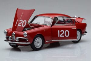 Alfa Romeo Giulietta SV #120 Mille Miglia 1956 Kyosho 1:18 08957A Diecast — photo 2 of 9