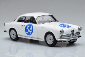 Alfa Romeo Giulietta SV #34 Targa Florio 1960 Kyosho 1:18 08957C Diecast — photo 5 of 9