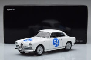 Alfa Romeo Giulietta SV #34 Targa Florio 1960 Kyosho 1:18 08957C Diecast — photo 9 of 9