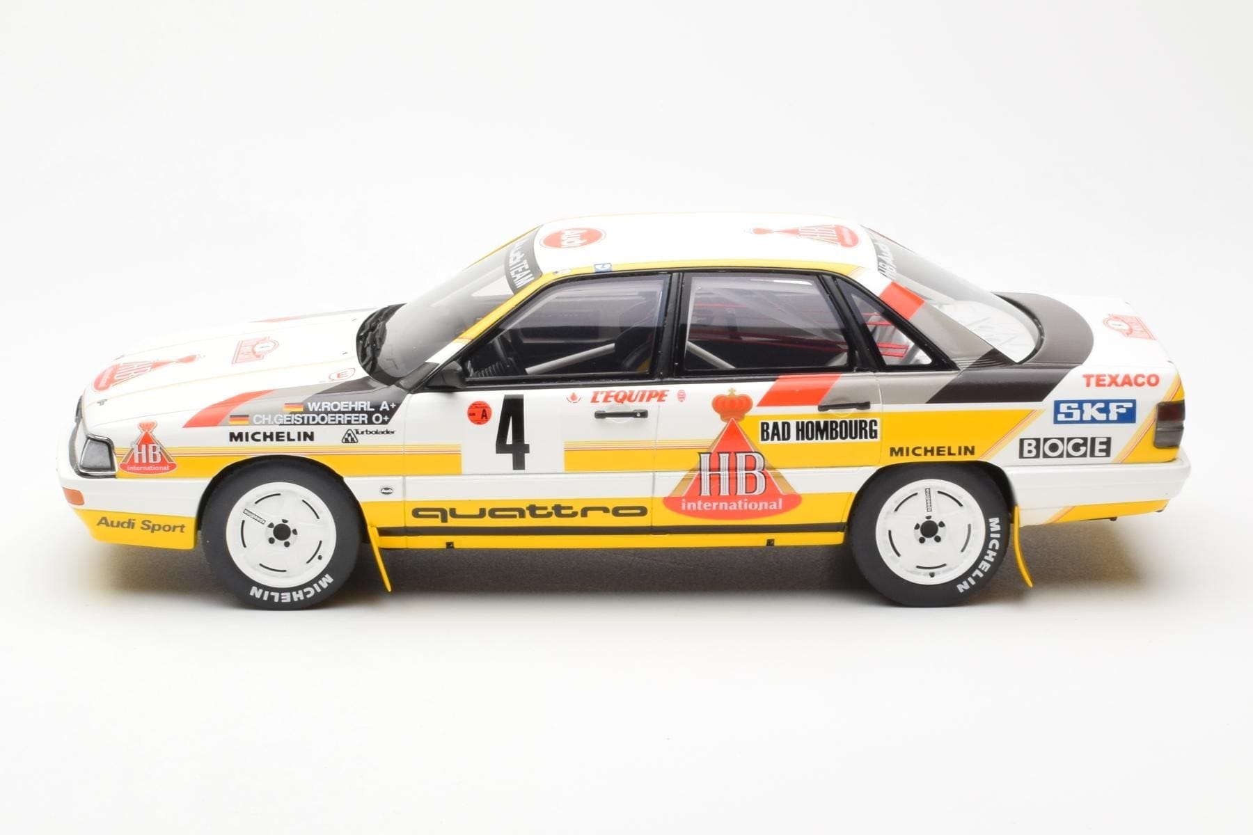 Audi 200 Quattro #4 W. Rohrl / C. Geistdorfer Rally Monte Carlo 1987 Otto 1:18 OT439 Diecast — photo 3 of 6
