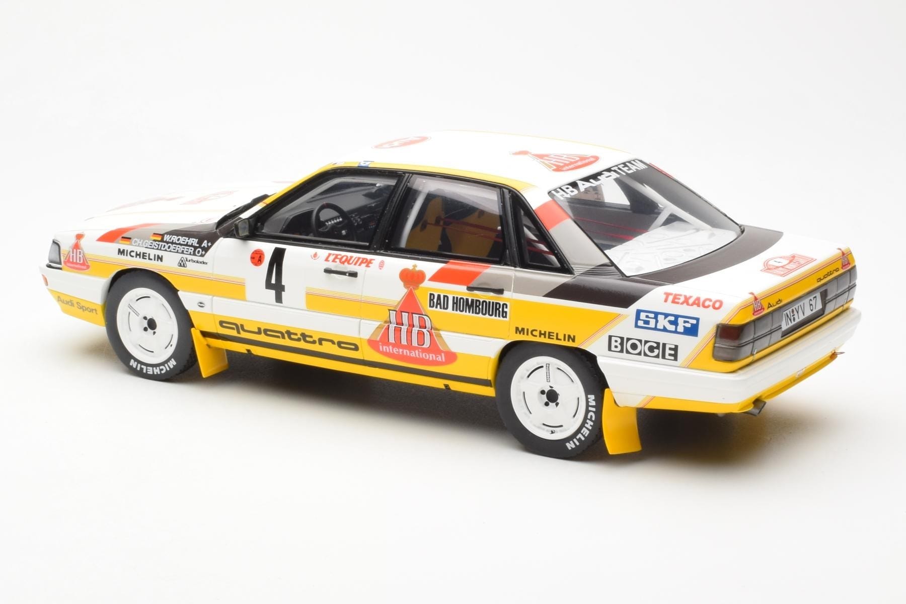 Audi 200 Quattro #4 W. Rohrl / C. Geistdorfer Rally Monte Carlo 1987 Otto 1:18 OT439 Diecast — photo 5 of 6
