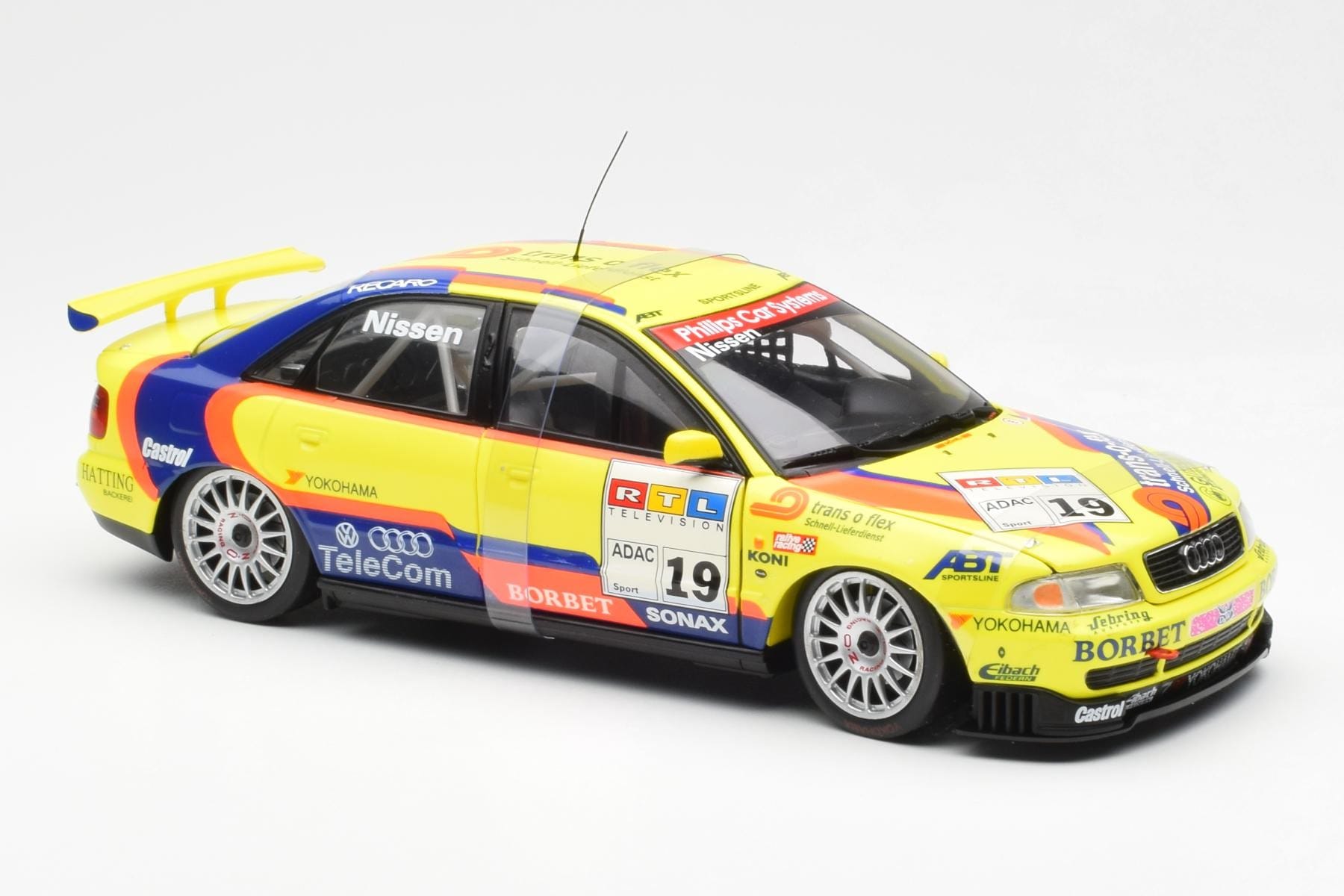 Audi A4 B5 STW #19 Nissen Abt Sportline 1997 UT Models 1:18 39747 Diecast — photo 4 of 6