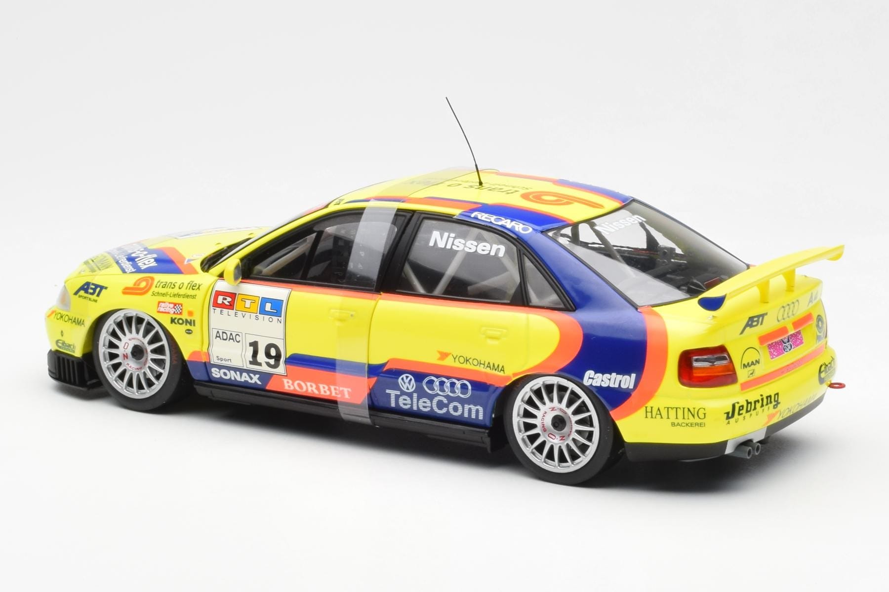 Audi A4 B5 STW #19 Nissen Abt Sportline 1997 UT Models 1:18 39747 Diecast — photo 5 of 6