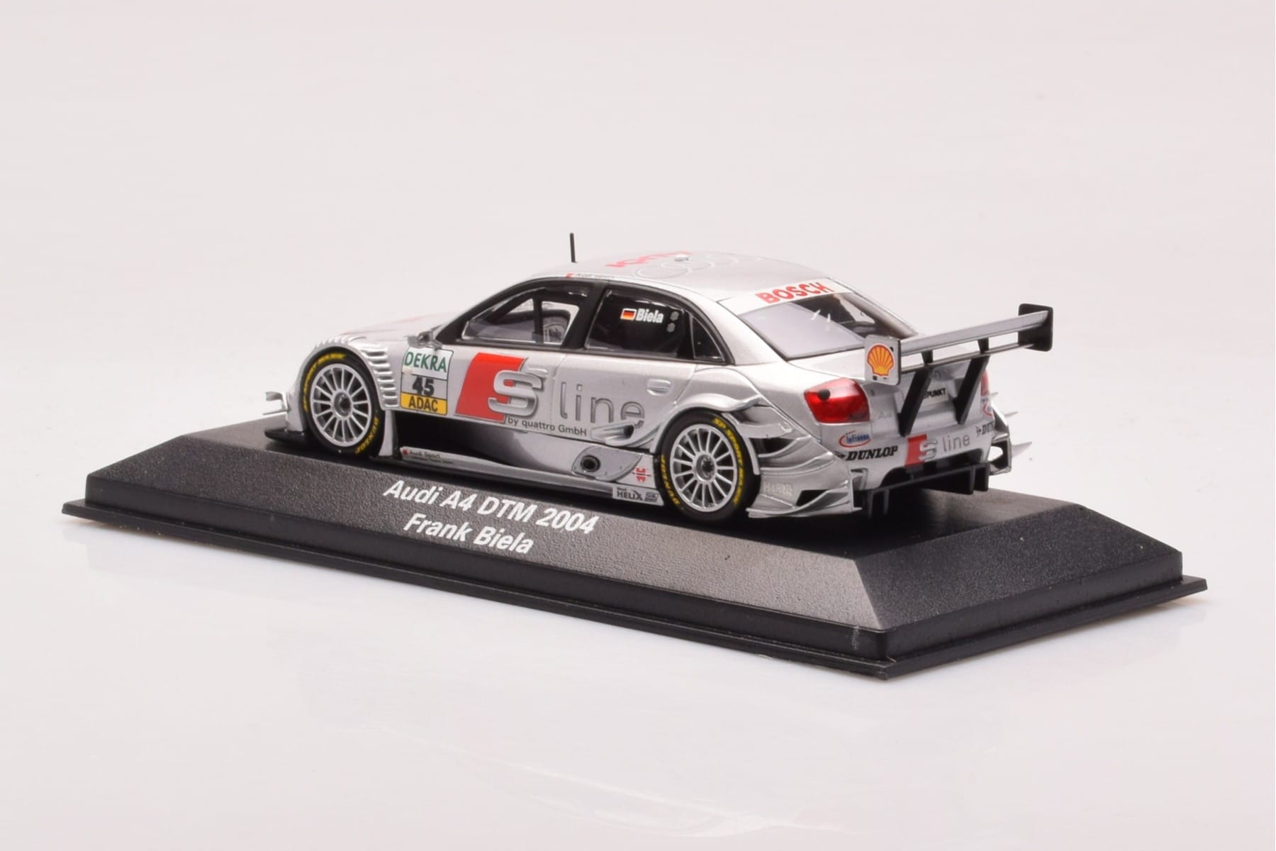 Audi A4 B6 #45 Audi Sport F. Biela DTM 2004 Minichamps 1:43 400041445 Diecast — photo 3 of 4