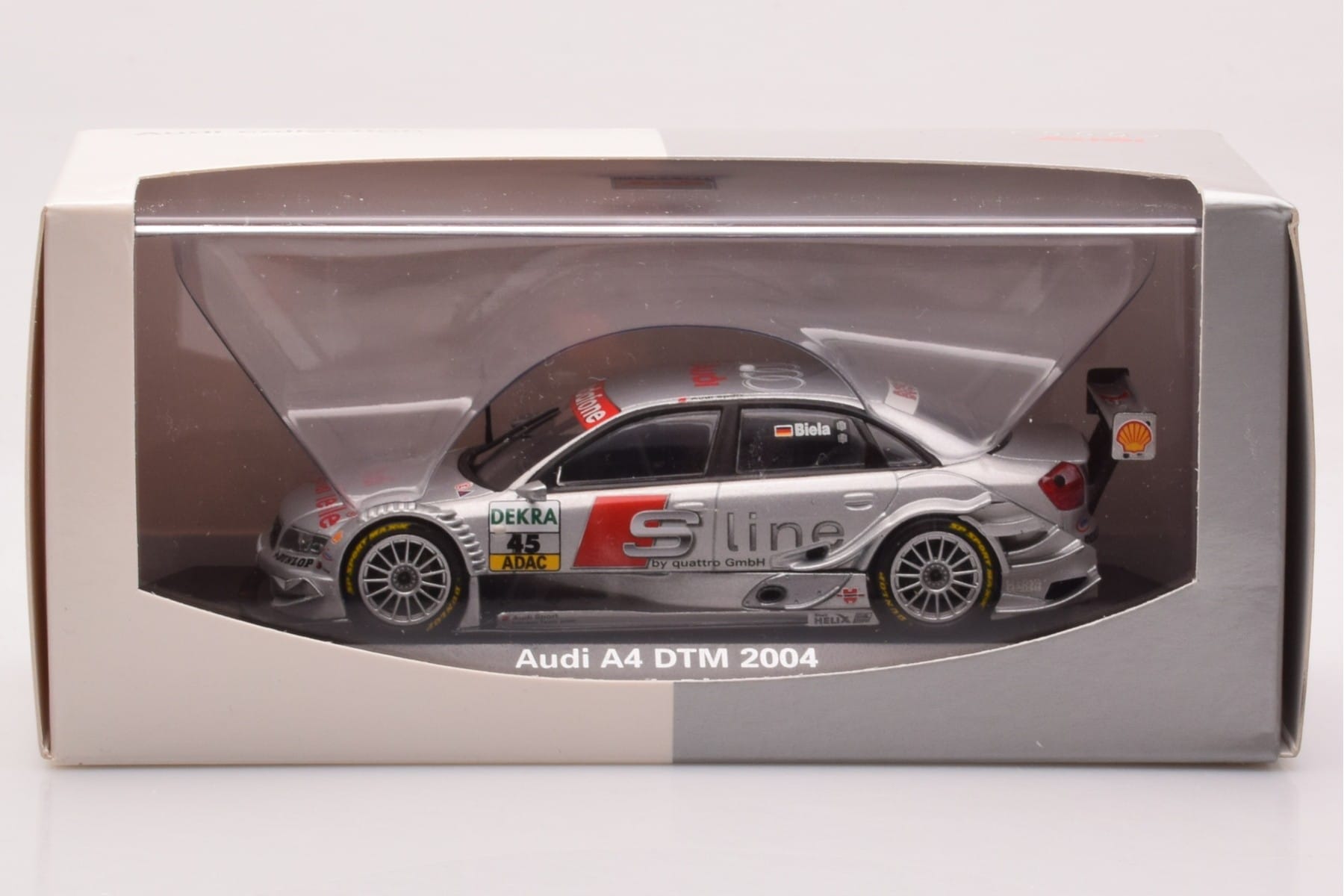 Audi A4 B6 #45 Audi Sport F. Biela DTM 2004 Minichamps 1:43 400041445 Diecast — photo 4 of 4