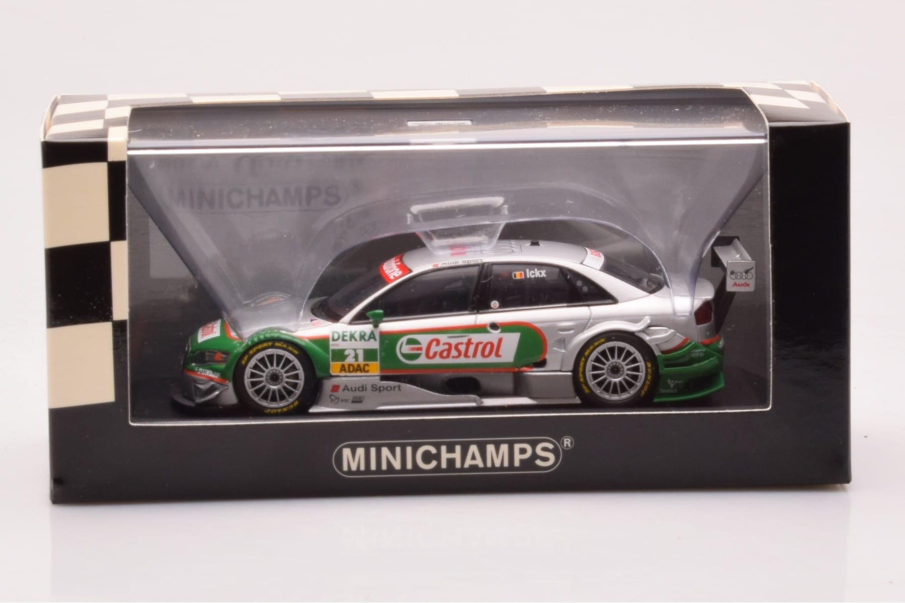 Audi A4 B7 DTM Team Kolles TME #21 V. Ickx DTM 2006 Minichamps 1:43 400071521 Diecast — photo 4 of 4