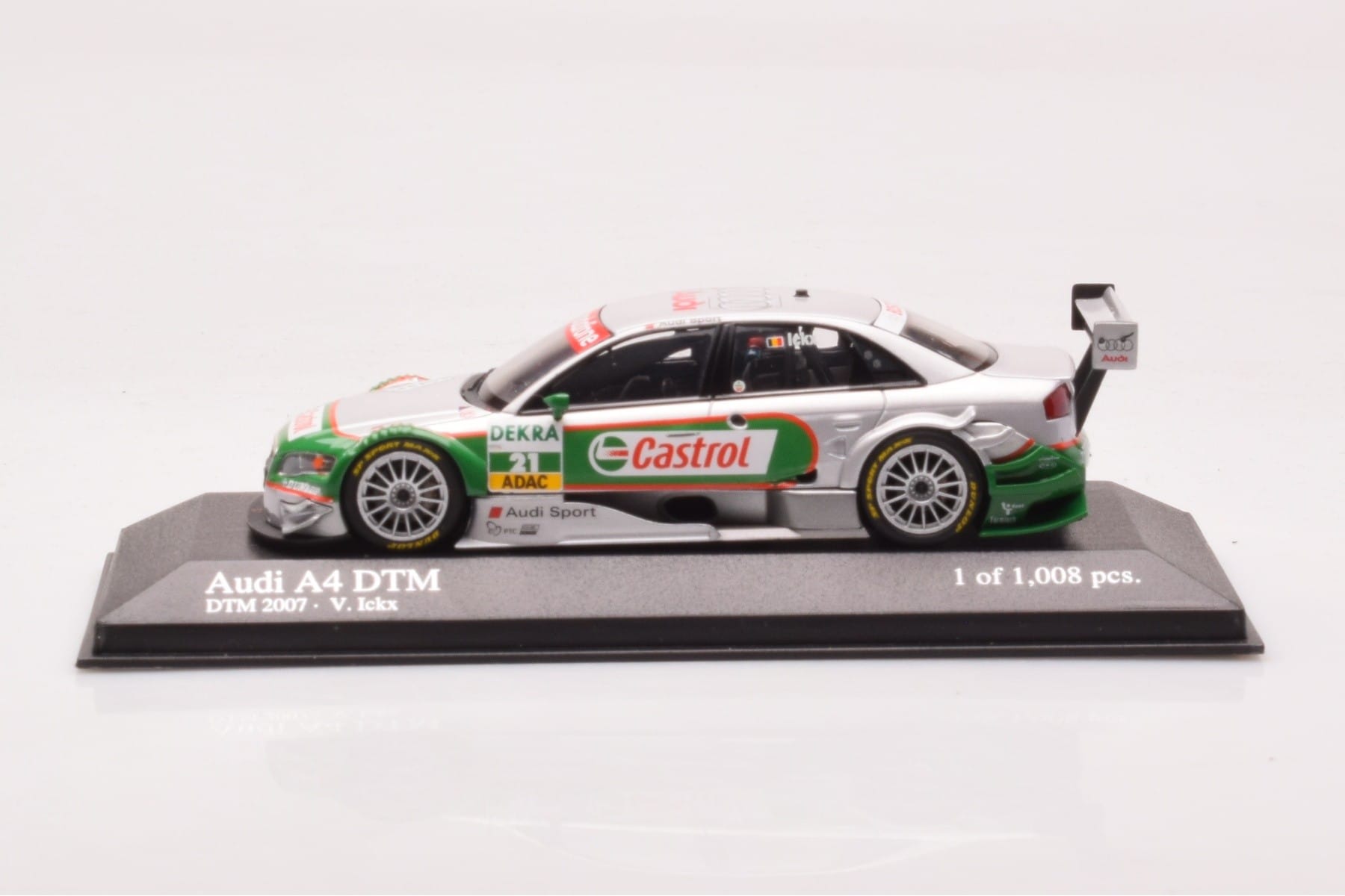 Audi A4 B7 DTM Team Kolles TME #21 V. Ickx DTM 2006 Minichamps 1:43 400071521 Diecast