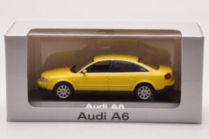 Audi A6 C5 Yellow Minichamps 1:43 IND47004 Diecast — photo 4 of 4