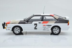 Audi Quattro Audi Sport #1 H. Mikkola / A. Hertz Winners International Swedish Rally 1981 Minichamps 1:18 155811102 Diecast — photo 3 of 6