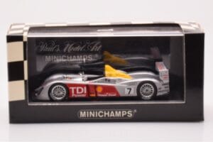Audi R10 TDI LMP1 #7 R. Capello / T. Kristensen / A. McNish 24 Hours of Le Mans 2006 Minichamps 1:43 400061607 Diecast — photo 4 of 4