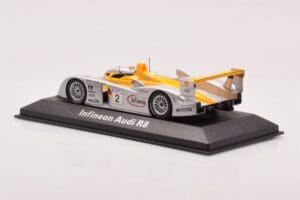 Audi R8 Infineon #2 Winner ALMS Petit Le Mans 2002 Minichamps 1:43 400021382 Diecast — photo 3 of 4