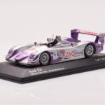 Audi R8 LMP900 #28 F. Biela / P. Kaffer / A. McNish 12 Hours of Sebring Winner 2004 Minichamps 1:43 - image 2 of 4
