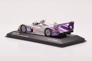 Audi R8 LMP900 #28 F. Biela / P. Kaffer / A. McNish 12 Hours of Sebring Winner 2004 Minichamps 1:43 4000412328 Diecast — photo 3 of 4