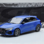 Audi RS3 8Y Sportback Performance Edition Nagaro Blue GT Spirit 1:18 - image 5 of 5