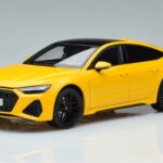 Audi RS7 C8 Sportback Yellow Vossen Rims Limited Edition Kengfai 1:18 VAKF 0335 Diecast