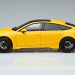 Audi RS7 C8 Sportback Yellow Vossen Rims Limited Edition Kengfai 1:18 VAKF 0335 Diecast - image 5 of 8