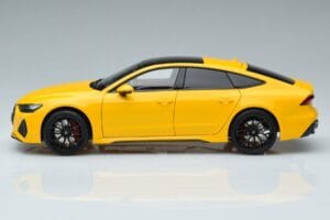 Audi RS7 C8 Sportback Yellow Vossen Rims Limited Edition Kengfai 1:18 VAKF-0335 Diecast — photo 5 of 8
