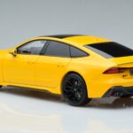 Audi RS7 C8 Sportback Yellow Vossen Rims Limited Edition Kengfai 1:18 VAKF 0335 Diecast - image 7 of 8