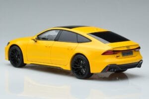 Audi RS7 C8 Sportback Yellow Vossen Rims Limited Edition Kengfai 1:18 VAKF-0335 Diecast — photo 7 of 8