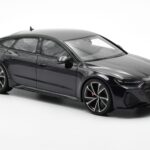 Audi RS7 C8 Sportback Mythos Black Asia Edition GT Spirit 1:18 CLDC011 Resin - image 4 of 6
