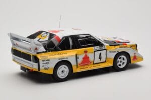 Audi Sport Quattro S1 E2 #4 S. Blomqvist / B. Cederberg Rally 1000 Lakes 1985 IXO 1:18 18RMC161A Diecast — photo 2 of 6