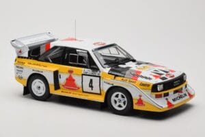 Audi Sport Quattro S1 E2 #4 S. Blomqvist / B. Cederberg Rally 1000 Lakes 1985 IXO 1:18 18RMC161A Diecast — photo 4 of 6
