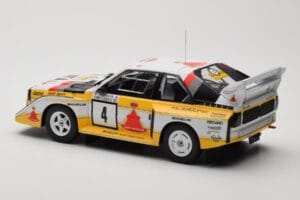 Audi Sport Quattro S1 E2 #4 S. Blomqvist / B. Cederberg Rally 1000 Lakes 1985 IXO 1:18 18RMC161A Diecast — photo 5 of 6