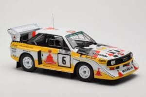 Audi Sport Quattro S1 E2 #6 H. Mikkola / A. Hertz Rally 1000 Lakes 1985 IXO 1:18 18RMC161B Diecast — photo 4 of 6