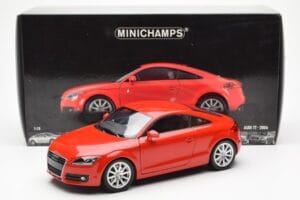 Audi TT 8J Red Metallic Minichamps 1:18 100015021 Diecast — photo 8 of 8
