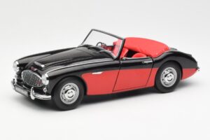 Austin-Healey 3000 Mk I Spider Black Red Kyosho 1:18 08141KR