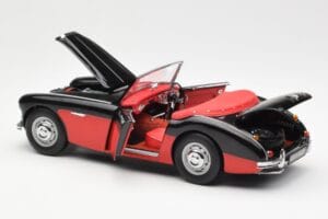 Austin-Healey 3000 Mk I Spider Black Red Kyosho 1:18 08141KR Diecast — photo 5 of 8