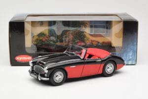 Austin-Healey 3000 Mk I Spider Black Red Kyosho 1:18 08141KR Diecast — photo 8 of 8