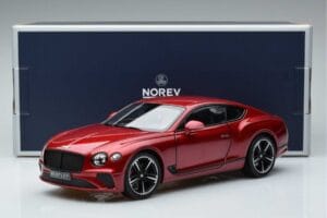Bentley Continental GT Candy Red Norev 1:18 182788 Diecast — photo 7 of 7