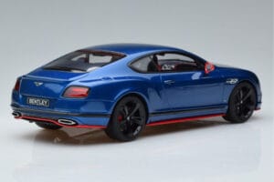 Bentley Continental GT Speed Black Edition Blue GT Spirit 1:18 KJ006 Resin — photo 2 of 6