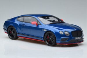 Bentley Continental GT Speed Black Edition Blue GT Spirit 1:18 KJ006 Resin — photo 4 of 6