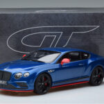 Bentley Continental GT Speed Black Edition Blue GT Spirit 1:18 KJ006 Resin - image 6 of 6