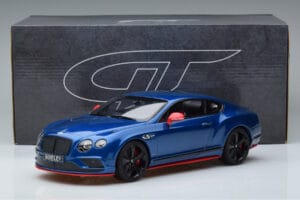 Bentley Continental GT Speed Black Edition Blue GT Spirit 1:18 KJ006 Resin — photo 6 of 6