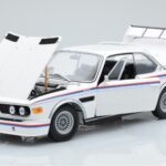 BMW 3.0 CSL E9 White Dealer Edition Minichamps 1:18 - image 2 of 7